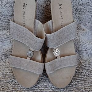 Anne Klein Women's Beige Sandals